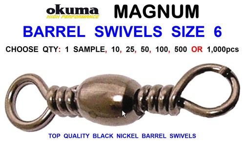 Okuma barrel swivels - swivels, 6