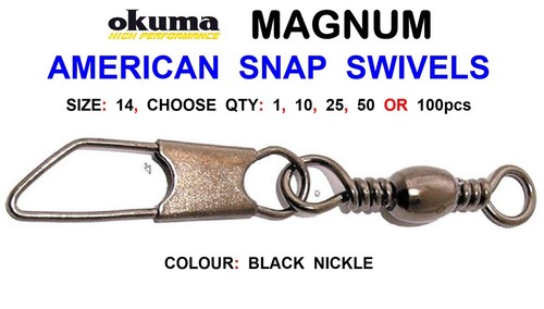 Okuma american snap - okuma, swivels