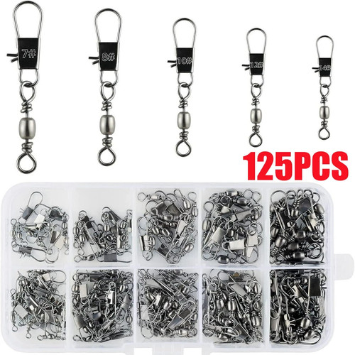 125pcs barrel swivel - 125pcs, interlock