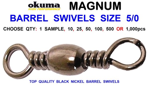 Okuma barrel swivels grösse - okuma,