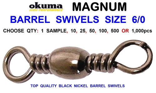 Okuma barrel swivels grösse - okuma,